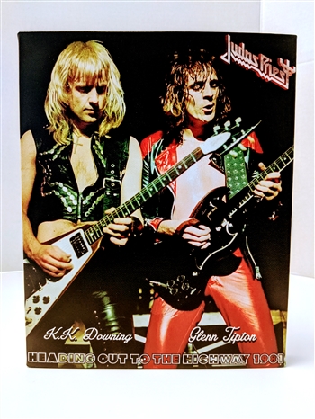 JUDAS PRIEST K.K. Downing & Glenn Tipton 1981 8x10 canvas print wall art Rock n Roll collectible