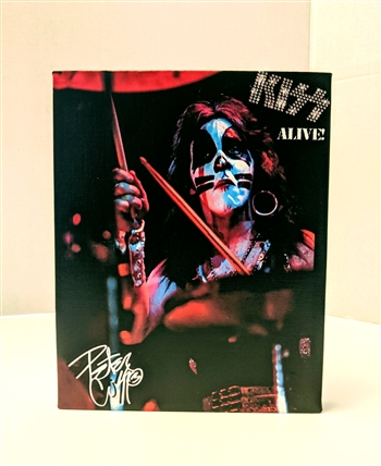 KISS ALIVE! PETER CRISS 8x10 canvas print wall art Rock n Roll collectible