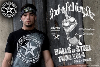 Balls Of Steel Tour 2014 Rock n Roll Heavy Metal Mens T-shirt Black