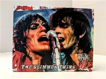 ROLLING STONES Mick Jagger & Keith Richards 8x10 canvas print wall art Rock n Roll collectible